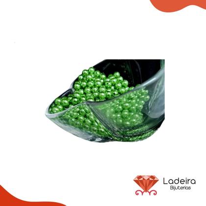 Imagem de Perola Inteira Com Furo 10mm Em Abs Com 500Gr