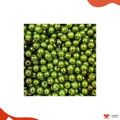 Imagem de Perola Inteira Com Furo 10mm Em Abs Com 500Gr