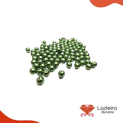 Imagem de Perola Inteira Com Furo 10mm Em Abs Com 500Gr