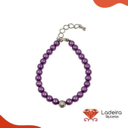 Imagem de Perola Inteira Com Furo 10mm Em Abs Com 500Gr