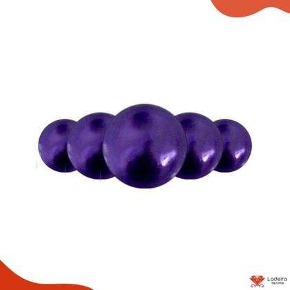 Imagem de Perola Inteira Com Furo 10mm Em Abs Com 500Gr