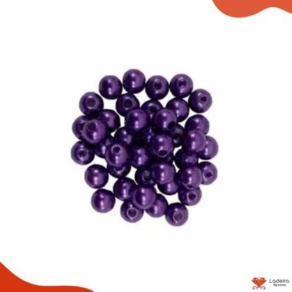 Imagem de Perola Inteira Com Furo 10mm Em Abs Com 500Gr