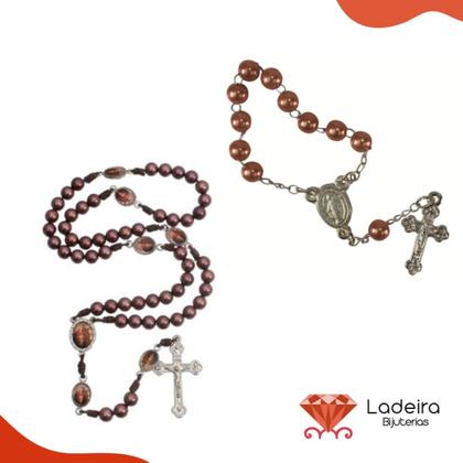 Imagem de Perola Inteira Com Furo 10mm Em Abs Com 500Gr