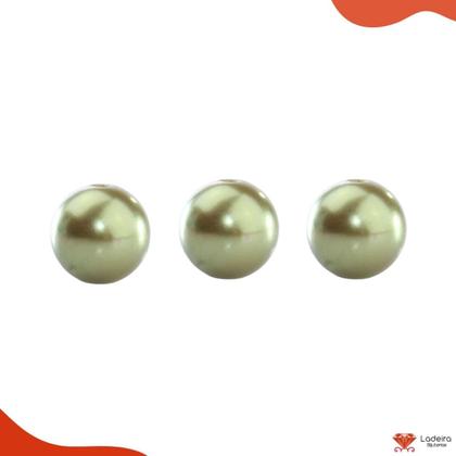 Imagem de Perola Inteira Com Furo 10mm Em Abs Com 500Gr