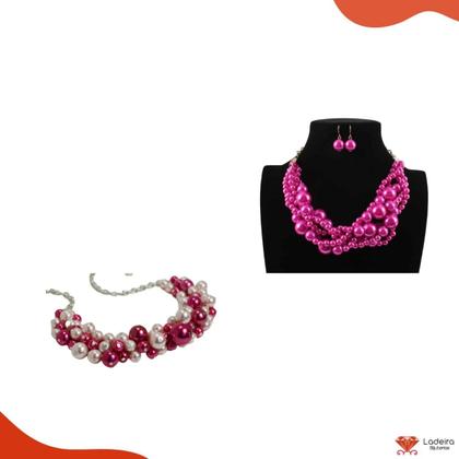 Imagem de Perola Inteira Com Furo 10mm Em Abs Com 500Gr