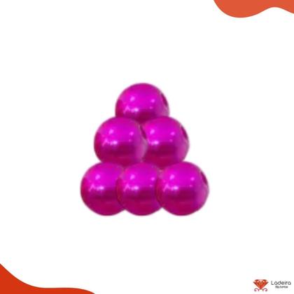 Imagem de Perola Inteira Com Furo 10mm Em Abs Com 500Gr