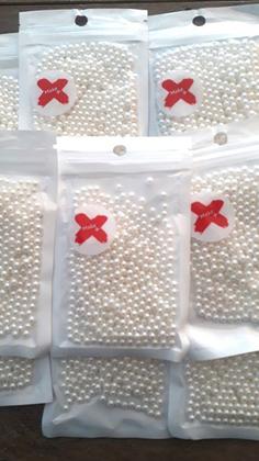 Imagem de PEROLAS INTEIRAS ABS 17G.4MM BRANCA PCT C/500 uni-  MAKE+