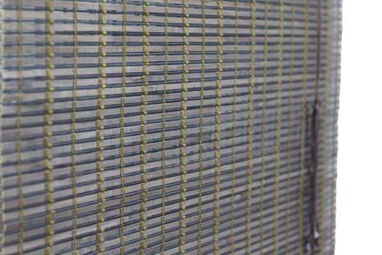 Imagem de Persiana Bambu Romana Marrom 100 (L) X 220 (A) cm Cortina Madeira Roman Shade C/ Bandô 1,00 x 2,20