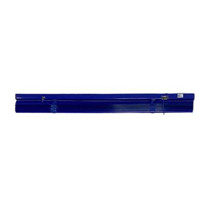 Imagem de Persiana Horizontal Aluminio 25mm Azul 140 (L) x 160 (A) cm Cortina C/ Kit de Instalação 1,40 x 1,60