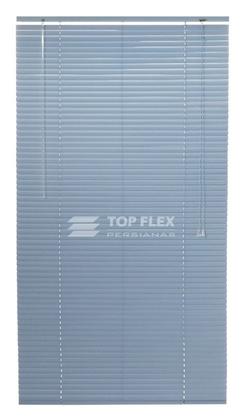 Imagem de Persiana Horizontal Aluminio 25mm Azul 60 (L) x 160 (A) cm Cortina e Kit instalação 0,60 x 1,60