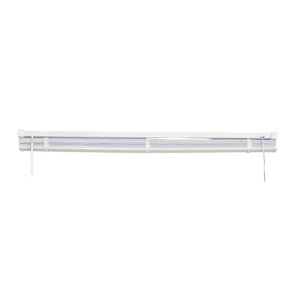 Imagem de Persiana Horizontal PVC Block 25mm Branca 140 (L) x 160 (A) Cm Lâminas Flexíveis Com Alta Cobertura