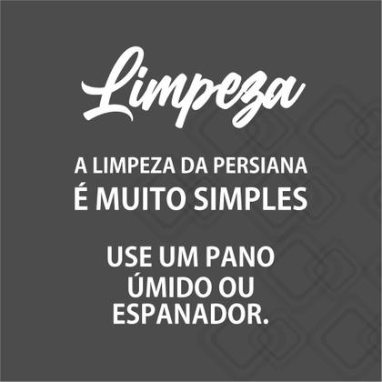 Imagem de Persiana Para Quarto Cozinha E Sala Cinza 120x130cm