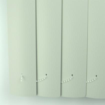 Imagem de Persiana vertical pvc com bandô kit 02 1,20 x 1,30 (2,40x1,30) - Cores