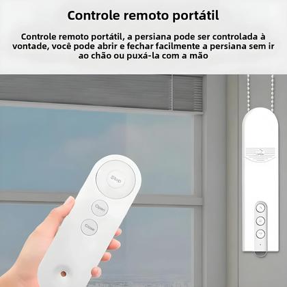 Imagem de Persianas Rolô Motorizadas Inteligentes WiFi ZigBee DIY Com Controle Por Voz Alexa Google Home