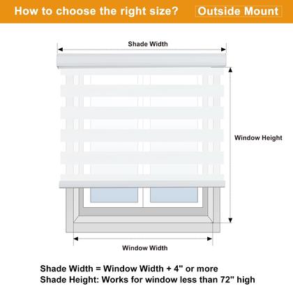 Imagem de Persianas Zebra Persilux sem fio com filtro de luz branco transparente