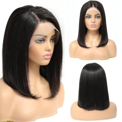 Imagem de Peruca ASUTTRY Bob 100% cabelo humano Virgin Remy 200 Density