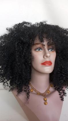 Imagem de Peruca cacheada cabelo 4 c humano