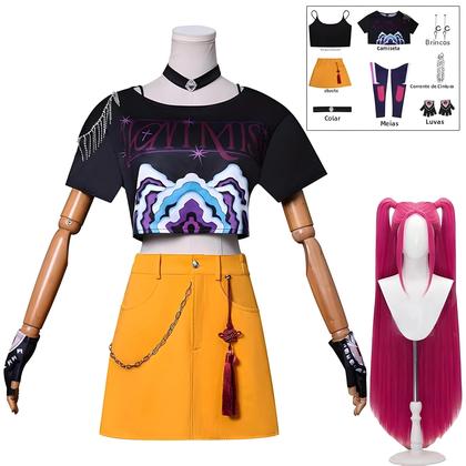Imagem de Peruca De Cosplay K-Pop Mira Para Mulheres E Meninas, Fantasia De Halloween Para Carnaval, Comic-Con