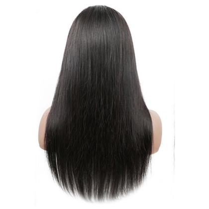 Imagem de Peruca Front Lace 100% Cabelo Humano Natural Lisa Preta