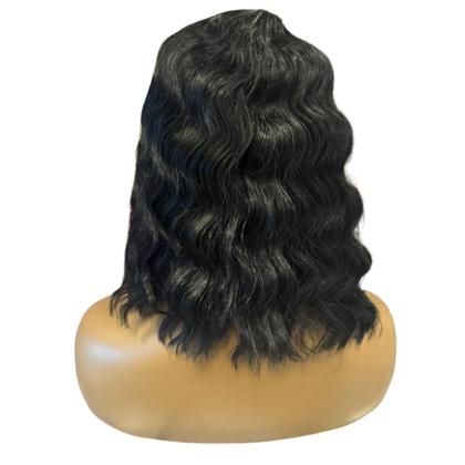 Imagem de Peruca Front Lace Frisada Ondulada Curta Baby Hair Orgânica