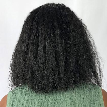 Imagem de Peruca Front Lace Wig Com Cachos Frisados -Fibra Futura-30cm-INEZ