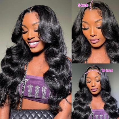 Imagem de Peruca Full Lace Front Yamikk - 28 Polegadas, Body Wave, 180 Density