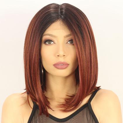 Imagem de Peruca Lace Front Wig Lisa Chanel Fibra Premium 30cm - KOKO