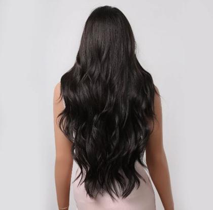 Imagem de Peruca Lace wig Longa 70cm Preto Natural 