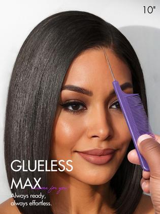 Imagem de Peruca LUVME HAIR Bob 100% cabelo humano, renda frontal, 35 cm, 200% de densidade