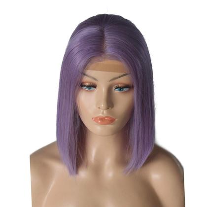 Imagem de Peruca Smartinnov Lilac Lace Bob 100% cabelo humano virgem 180% densidade