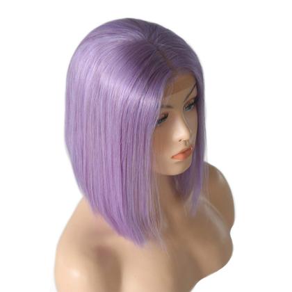 Imagem de Peruca Smartinnov Lilac Lace Bob 100% cabelo humano virgem 180% densidade