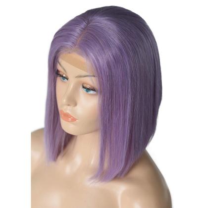 Imagem de Peruca Smartinnov Lilac Lace Bob 100% cabelo humano virgem 180% densidade