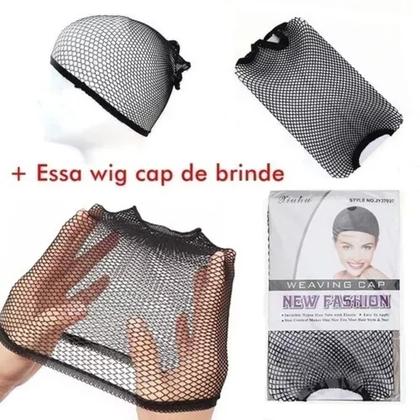 Imagem de Peruca Wig 100% Orgânica Super Natural Lisa Curta Corte Moderno