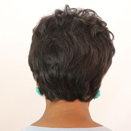 Imagem de Peruca Wig HUMANA Curta Ondulada - AVERY