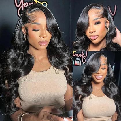 Imagem de Perucas frontais de renda Vipeony Body Wave 71 cm Cabelo humano 180% de densidade