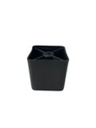 Imagem de Pés Quadrado de Plástico 3cm /5cm, 20 Unidades com Parafusos Ideais para Móveis em Geral