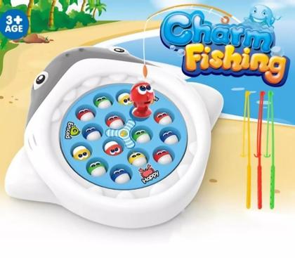 Imagem de Pesca Peixe Jogo Pega Peixe Brinquedo Pescaria Tubarão Shark