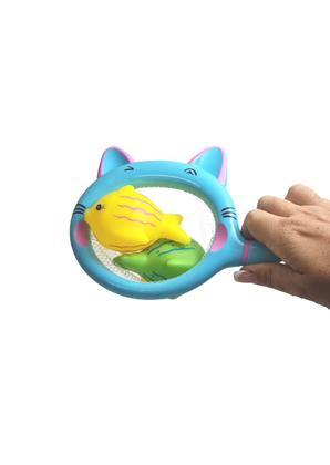 Imagem de Pescaria de Banho para Bebes Infantil com rede e 3 bichinhos