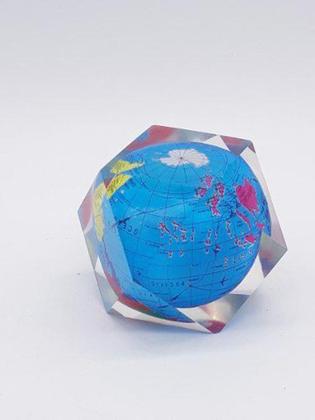 Imagem de Peso Para Papel Enfeite Decorativo Globo Terrestre - Import