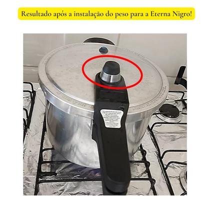 Imagem de Peso Pino Central Para Panela De Pressão Nigro Eterna Fechamento Externo 3/4,5/6/8 Litros