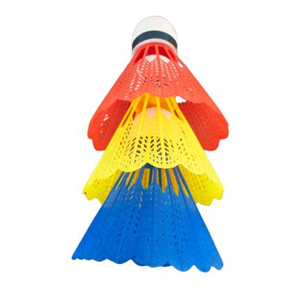 Imagem de Peteca de Badminton C/3 Petecas Coloridas