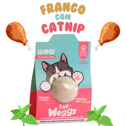 Imagem de Petisco Brinquedo para Cachorro 100% Natural Frango Catnip