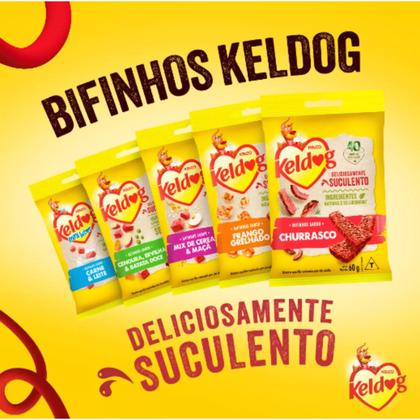 Imagem de Petisco Keldog Bifinho Cenoura Ervilha e Batata Doce 60g 2UN