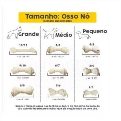 Imagem de Petisco Osso Nó Para Cães 3/4 - 15 Unidades
