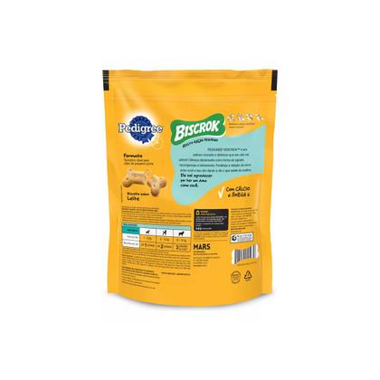 Imagem de Petisco Para Cães Adultos Raças Pequenas Leite Pedigree Biscrok Pouch 1kg