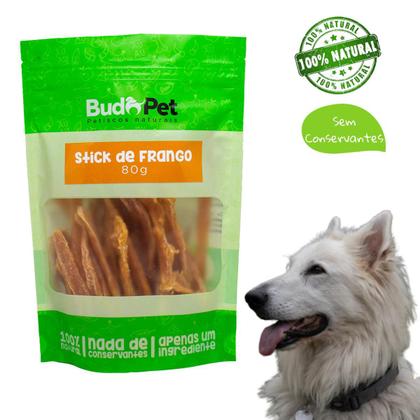 Imagem de Petisco Para Cães e Gatos Natural BudoPet Stick De Frango 80G