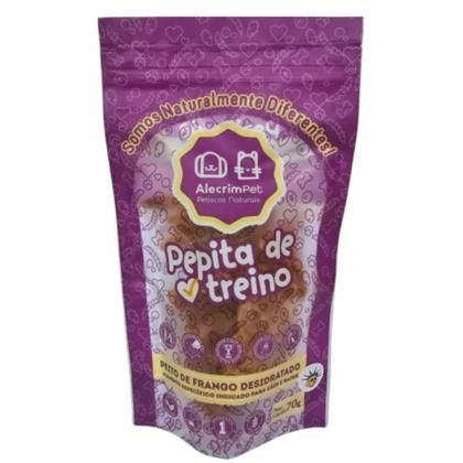 Imagem de Petisco Peito de Frango Desidratado Pepita de Treino Alecrimpet Para Cães