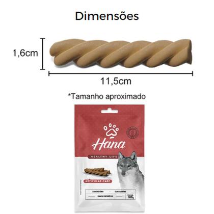 Imagem de Petisco Snack Hana Articular Para Cachorro 100g kit 5un