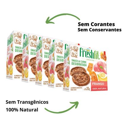 Imagem de Petiscos C/5 Snack FRESHFIT Spin Pet - 20grs - Frango