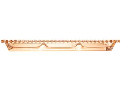 Imagem de Petisqueira Cristal com 3 Divisões Pearl Âmbar 30X13X3cm - Wolff